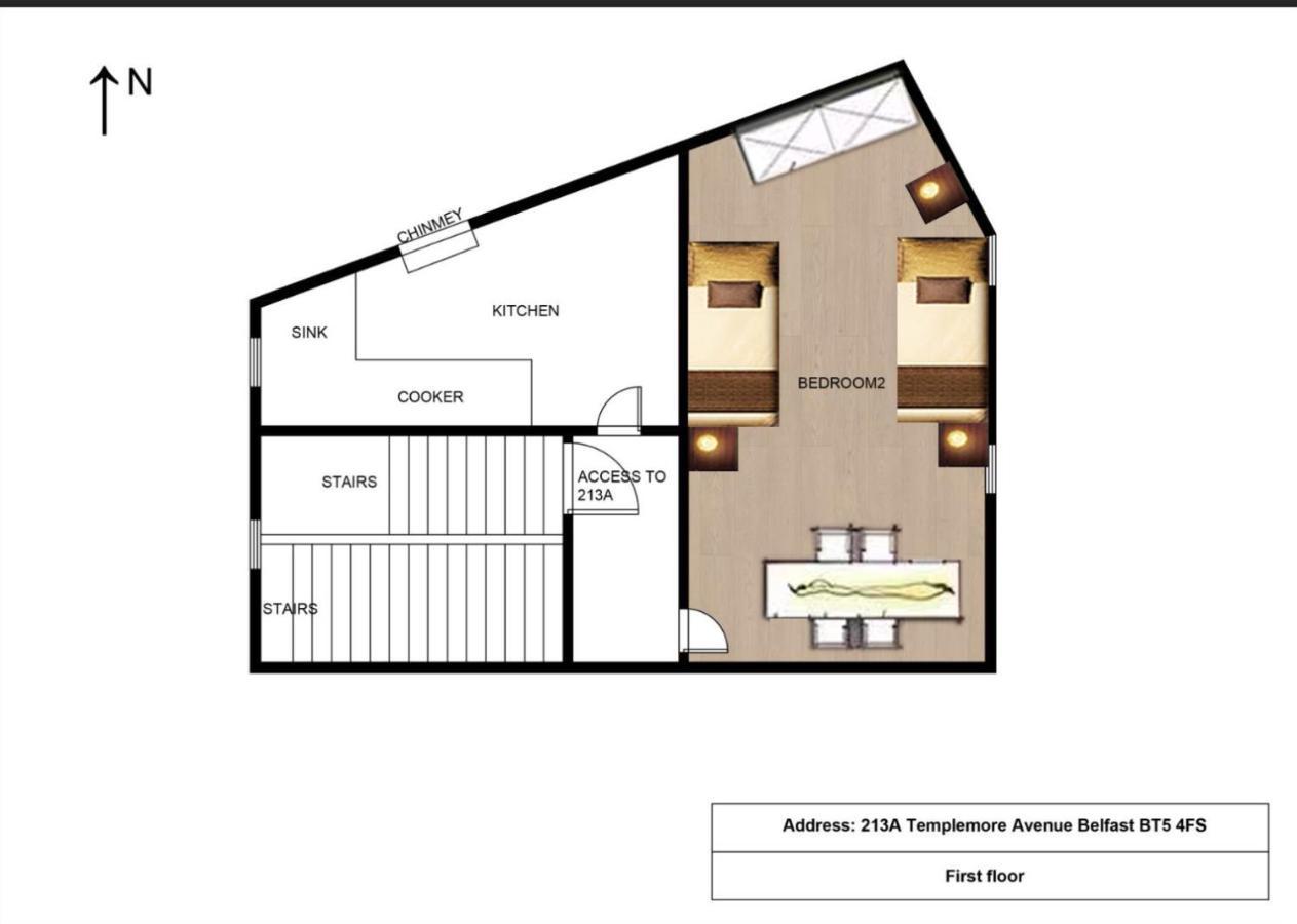 Entire Pinkapt - Free Parking - Up To 4 Guests - 3 Beds - Close To City Centre Belfast Dış mekan fotoğraf